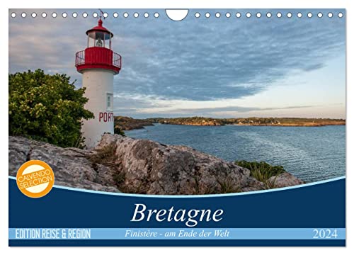 Bretagne: Finistère - am Ende der Welt (Wandkalender 2024 DIN A4 quer), CALVENDO Monatskalender von CALVENDO
