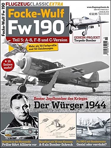Die Fw 190 A-8 und F-8: Flugzeug Classic Extra 15