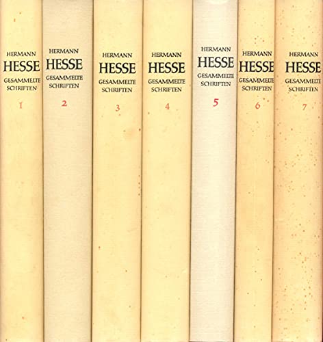 Gesammelte Schriften: 7 Bände von Suhrkamp Verlag