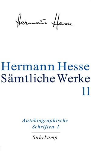 Sämtliche Werke in 20 Bänden und einem Registerband: Band 11: Autobiographische Schriften I. Wanderung. Kurgast. Die Nürnberger Reise. Tagebücher Sämtliche Werke in 20 Bänden und einem Registerband: Band 11: Autobiographische Schriften I. Wanderung. Kurgast. Die Nürnberger Reise. Tagebücher von Suhrkamp Verlag AG
