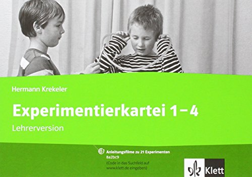 Experimentierkartei 1-4 Lehrerversion 1.-4. Schuljahr von Klett