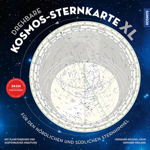 Drehbare Kosmos-Sternkarte XL: Für den nördlichen und südlichen Sternhimmel von Franckh-Kosmos