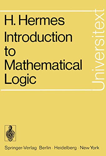 Introduction to Mathematical Logic (Universitext) von Springer