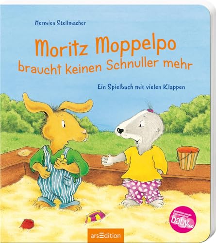 Moritz Moppelpo braucht keinen Schnuller mehr: Ein Spielbuch mit vielen Klappen | Das beliebteste Pappbilderbuch zum Thema Schnullerentwöhnung für Kinder ab 24 Monaten von Ars Edition
