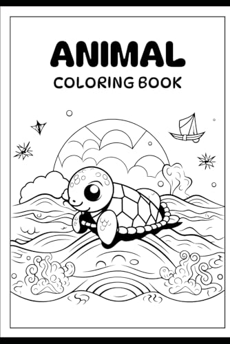 Animal coloring book von Independently published