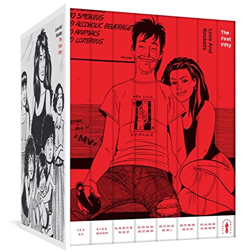 The Classic Love and Rockets 40th Anniversary Slipcase Set: The First Fifty (The Love and Rockets Collection) von Fantagraphics Books