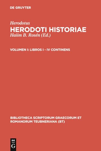 Libri I - IV (Bibliotheca scriptorum Graecorum et Romanorum Teubneriana, Band 1)