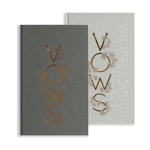 Our Wedding Vows: A Set of Heirloom-Quality Vow Books with Foil Accents and Hand-Drawn Illustratio ns von Paige Tate & Co