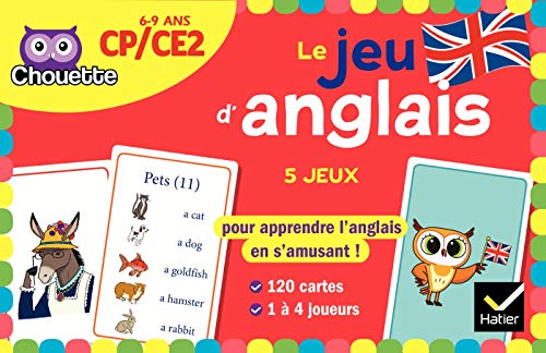 Le jeu d'anglais CP-CE2: 5 jeux pour apprendre l'anglais en s'amusant !