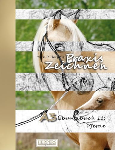 Praxis Zeichnen - A3 Übungsbuch 11: Pferde