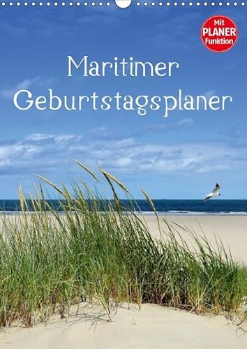 Maritimer Geburtstagsplaner (Wandkalender immerwährend DIN A3 hoch) von CALVENDO