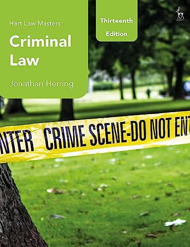 Criminal Law (Hart Law Masters)