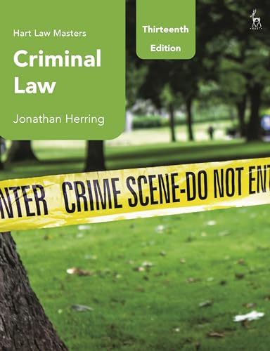 Criminal Law (Hart Law Masters)