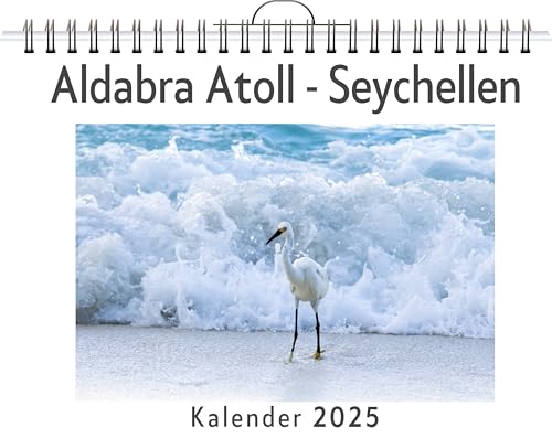 Aldabra Atoll - Seychellen - (Wandkalender 2025, Kalender DIN A4 quer, Monatskalender im Querformat mit Kalendarium, das perfekte Geschenk) von FlipFlop
