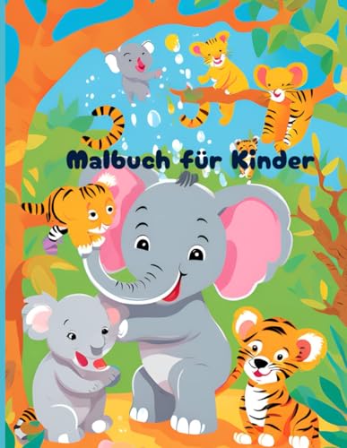 Malbuch für Kinder - exotische und Phantasie-Tiere von Independently published