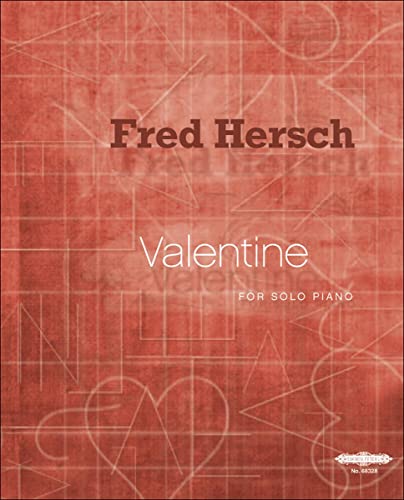Valentine for solo Piano: Sheet (Edition Peters)