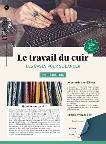 Le travail du cuir: Les bases pour se lancer Le travail du cuir: Les bases pour se lancer von MERCILESLIVRES