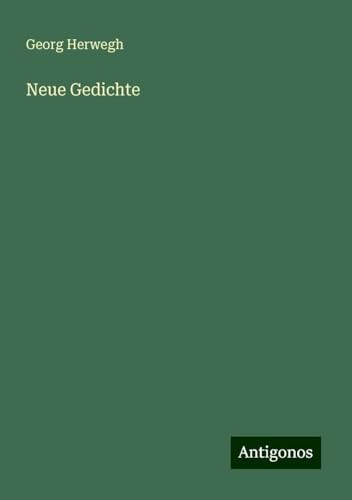 Neue Gedichte von Antigonos Verlag
