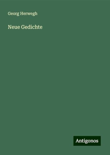 Neue Gedichte von Antigonos Verlag