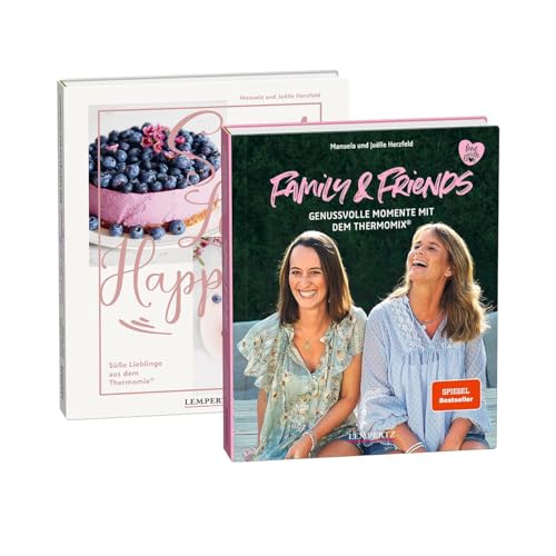 Die besten Glücksrezepte, Bundle; Food with Love; Herzfeld, Manuela / Herzfeld, Joëlle: limitiert auf 2000 Bundle aus 2 Büchern: Family and Friends; Sweet Love and Happiness