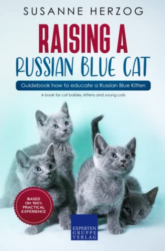 Raising a Russian Blue Cat – Guidebook how to educate a Russian Blue Kitten: A book for cat babies, kittens and young cats von Expertengruppe Verlag