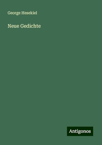 Neue Gedichte von Antigonos Verlag