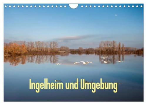 Ingelheim und Umgebung (Wandkalender 2025 DIN A4 quer), CALVENDO Monatskalender: Ingelheim - Kreisstadt und Mittelzentrum in Rheinhessen, umgeben von ... Flusslandschaft (CALVENDO Orte) von CALVENDO