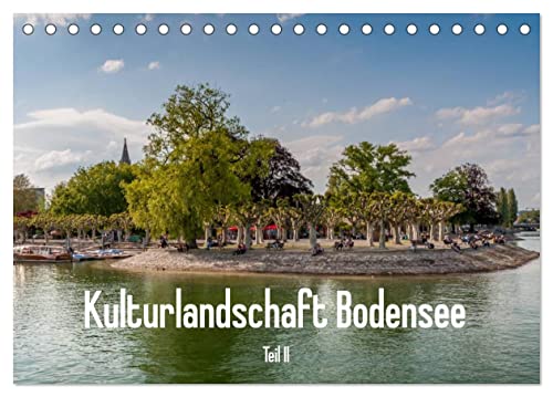 Kulturlandschaft Bodensee - Teil II (Tischkalender 2024 DIN A5 quer), CALVENDO Monatskalender von CALVENDO