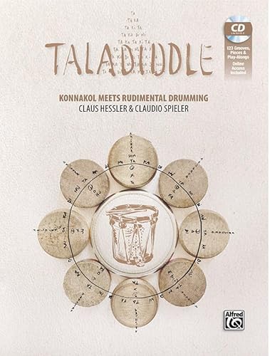 TALADIDDLE: Konnakol meets Rudimental Drumming | The rhythmical language of South India is combined with snare-drum rudiments | A book for drummers, percussionists and rhythm enthusiasts