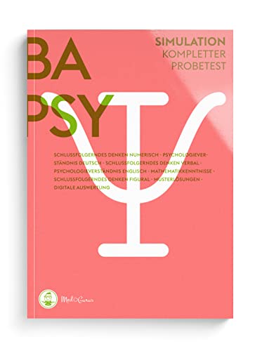 MedGurus BaPsy-DGPs 2024 Testsimulation - Kompletter Probetest für den Studieneignungstest Bachelor-Psychologie der Deutschen Gesellschaft für Psychologie