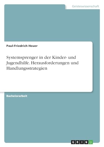 Systemsprenger in der Kinder- und Jugendhilfe. Herausforderungen und Handlungsstrategien von GRIN Verlag