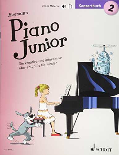 Piano Junior: Konzertbuch 2: Die kreative und interaktive Klavierschule für Kinder. Band 2. Klavier. (Piano Junior - deutsche Ausgabe, Band 2)
