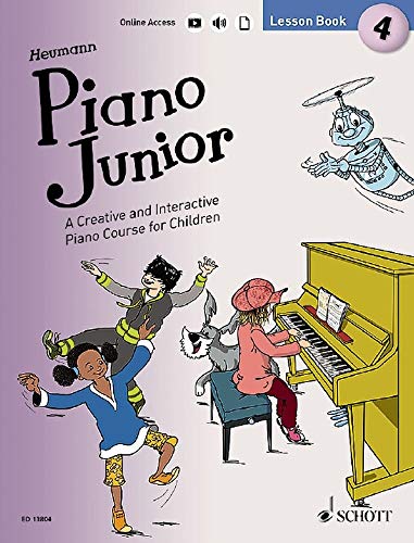 Piano Junior: Lesson Book 4: A Creative and Interactive Piano Course for Children. Vol. 4. Klavier. (Piano Junior - englische Ausgabe, Band 4)