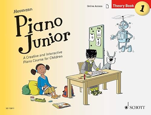 Piano Junior: Theory Book 1: A Creative and Interactive Piano Course for Children. Vol. 1. Klavier. (Piano Junior - englische Ausgabe, Band 1, Band 1)