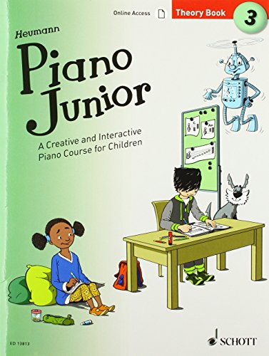 Piano Junior: Theory Book 3: A Creative and Interactive Piano Course for Children. Vol. 3. Klavier. Ausgabe mit verschiedenen Online-Materialien. (Piano Junior - englische Ausgabe)