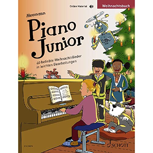 Piano Junior: Weihnachtsbuch: 40 beliebte Weihnachtslieder. Klavier. (Piano Junior - deutsche Ausgabe)