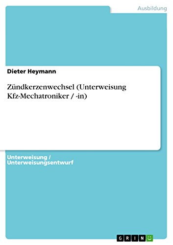 Zündkerzenwechsel (Unterweisung Kfz-Mechatroniker / -in)