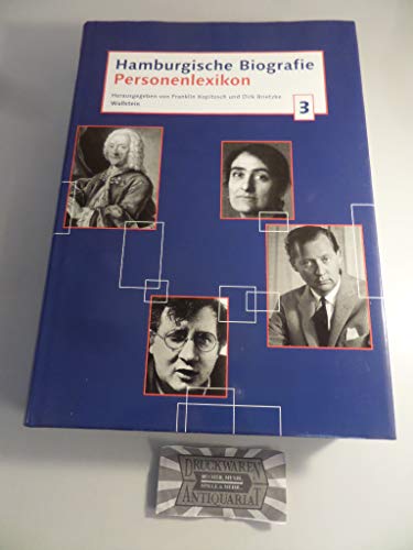 Hamburgische Biografie. Personenlexikon: Hamburgische Biografie 3. Personenlexikon von Wallstein Verlag