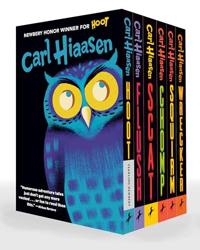 Hiaasen 6-Book Paperback Boxed Set: Hoot; Flush; Scat; Chomp; Squirm; Wrecker Hiaasen 6-Book Paperback Boxed Set: Hoot; Flush; Scat; Chomp; Squirm; Wrecker von Yearling