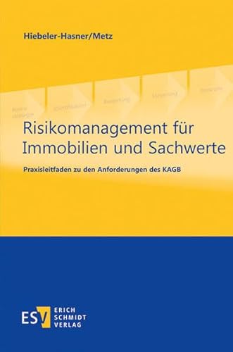 Risikomanagement für Immobilien und Sachwerte: Praxisleitfaden zu den Anforderungen des KAGB von Erich Schmidt Verlag