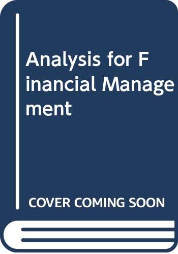 Analysis for Financial Management von McGraw Hill Higher Education