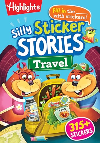 Silly Sticker Stories Travel: Sticker Book for Kids 69 with Hidden Pictures Puzzles and Fill-In-The-Blank Stories for Road Trips, Flights and ... Hidden Pictures Silly Sticker Stories) von GARDNERS