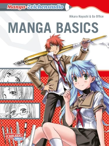 Manga-Zeichenstudio: Manga Basics: Eine Art Reiseführer für Zeichner | Anime und Manga zeichnen lernen für Anfänger und Fortgeschrittene mit anschaulichen Beispielen und Anleitungen