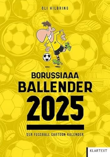 Ballender Borussia Dortmund 2025: Der Fussball-Cartoon-Kalender