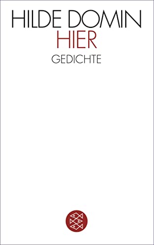 Hier: Gedichte