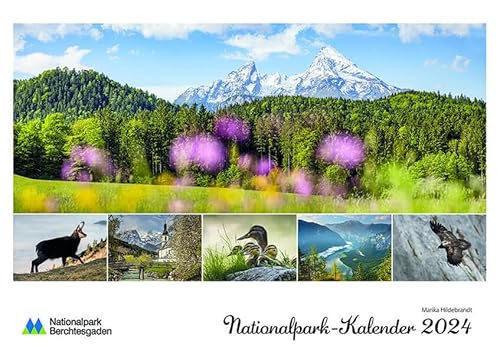 Nationalpark Berchtesgaden Kalender 2024: Mit Mondphasen, Feiertagen und Infotexten von Plenk Media und Verlag