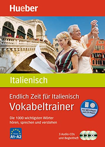 Endlich Zeit für Italienisch – Vokabeltrainer: Die 1.000 wichtigsten Wörter hören, sprechen und verstehen / Paket (Endlich Zeit für Vokabeltrainer) von Hueber Verlag GmbH