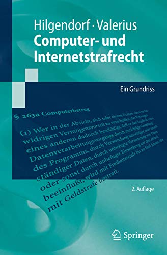 Computer- und Internetstrafrecht: Ein Grundriss (Springer-Lehrbuch) von Springer