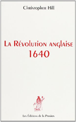 La révolution anglaise
