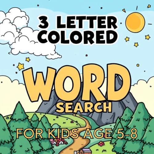 3 Letter Colored Word Search: A Fun & Easy Word Search Activity Book for Kids Ages 5–10 Featuring Simple 3-Letter Words to Build Early Vocabulary|8.5 X 8.5 Inches 40 Pages 3 Letter Colored Word Search: A Fun & Easy Word Search Activity Book for Kids Ages 5–10 Featuring Simple 3-Letter Words to Build Early Vocabulary|8.5 X 8.5 Inches 40 Pages von Independently published
